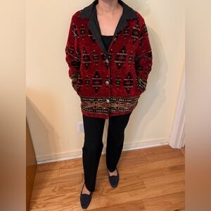 Tsunami Women’s XS Vintage Tribal Red Blazer